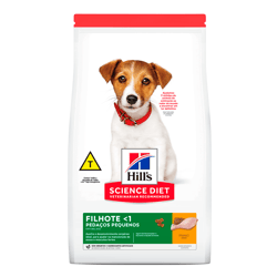 Ração Seca Hills Science Diet Frango Para Cães Filhotes De Porte Mini E Pequeno - 1Kg