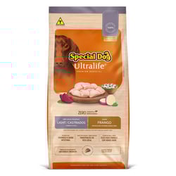 Ração Seca Light Special Dog Ultralife Frango & Arroz Para Cães Castrados De Raças Pequenas 1Kg