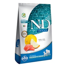 Ração Seca N&D Ocean Salmão E Melão Para Cães Adultos Médio/Grande - 10,1 Kilos