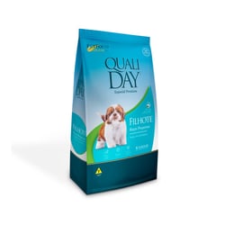 Ração Seca Qualiday Para Cães Filhotes De Raças Pequenas - 3 Kilos