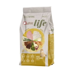 Ração Seca Quatree Life Frango E Arroz 10.1Kg Para Gatos Castrados