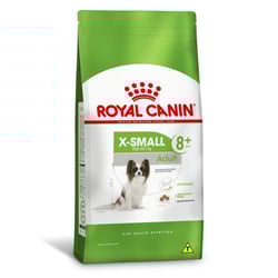Ração Seca Royal Canin X-Small Adult 8+ Para Cães Miniatura Idosos - 1 Unidade - 2,5 Kilos