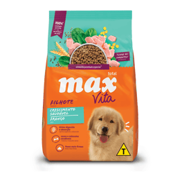 Ração Seca Total Max Vita Frango Para Cães Filhotes - 15Kg