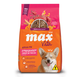 Ração Seca Total Max Vita Strogonoff Carne Para Cães Adultos 10,1Kg