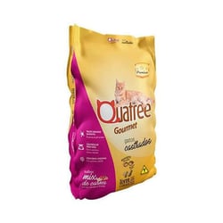 Ração Secas Quatree Gourmet Mix Carnes 1Kg Para Gatos Castrados