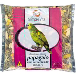 Ração Sempre Vita Com Semente De Abóbora Para Papagaio - 500G
