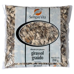 Ração Sempre Vita Girassol Graúdo Para Papagaios E Araras - 250G