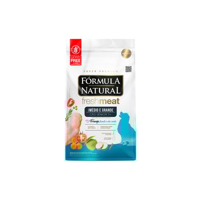 Ração Sênior Fórmula Natural Fresh Meat - Médio E Grande Porte 12Kg