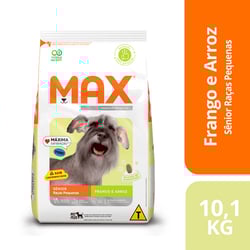 Ração Sênior Max Frango E Arroz Para Cães De Porte Pequeno - 10,1 Kilos