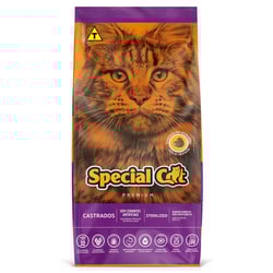 Ração Special Cat Para Gatos Castrados - 3Kg - 3 Kilos