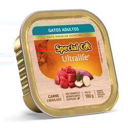 Ração Special Cat Patê Para Gatos Adultos De Carne - 100G