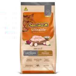 Ração Special Cat Ultralife Castrados Frango - 1Kg