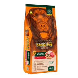 Ração Special Dog Gold Performance Frango E Carne Para Cães Adultos - 15Kg - 15 Kilos