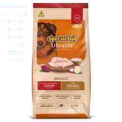 Ração Special Dog Ultralife Júnior Frango E Arroz Para Cães Filhotes De Raças Médias E Grandes - 15Kg