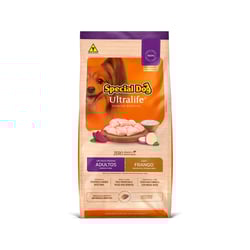 Ração Special Dog Ultralife Para Cães Adultos Raças Pequenas Sabor Frango E Arroz - 1 Unidade - 1 Kilo