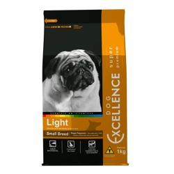 Ração Super Premium Dog Excellence Small Light - 1Kg Para Cachorros