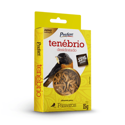 Ração Tenebrio Desidratado Prefere 15G Para Pássaros