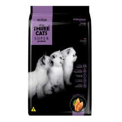 Ração Three Cats Super Filhotes Frango Para Gatos - 500G