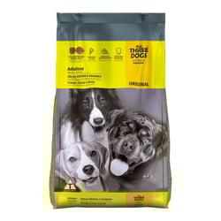 Ração Three Dogs Original Para Cães Adultos De Raças Médias E Grandes - 10,1Kg - 10,1 Kilos