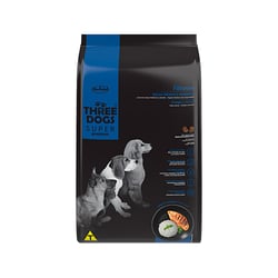 Ração Three Dogs Para Cães Filhotes De Raça Média Sabor Frango - 1 Unidade - 10,1 Kilos