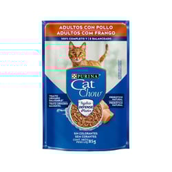 Ração Úmida Cat Chow Adultos Sabor Frango Ao Molho - 85G