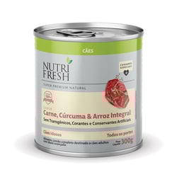 Ração Úmida Cuidados Especiais Sênior Nutrifresh Para Cães Sabor Carne E Arroz - 300G - 1 Unidade