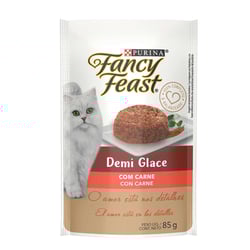 Ração Úmida Demiglace Fancy Feast Sabor Carne Para Gatos - 85G