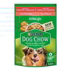 Ração Úmida Dog Chow Frango Para Cães Adultos - 100G