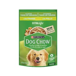 Ração Úmida Dog Chow Frango Para Cães Filhotes - 100G