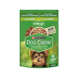 Ração Úmida Dog Chow Para Cães Filhotes De Carne - 100G