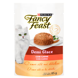 Ração Úmida Fancy Feast Demi Glace Carne - 85G