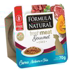 Ração Úmida Fórmula Natural Fresh Meat Gourmet Carne Para Cães Adultos - 70G