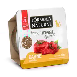 Ração Úmida Fórmula Natural Fresh Meat Gourmet Para Gatos Adultos Sabor Carne - 70G