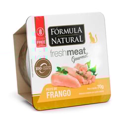 Ração Úmida Fórmula Natural Fresh Meat Gourmet Para Gatos Adultos Sabor Peito De Frango - 70G