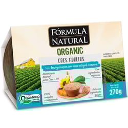 Ração Úmida Fórmula Natural Organic Frango Caipira Para Cães - 270G