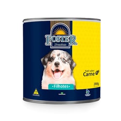 Ração Úmida Foster Patê Sabor Carne Para Cães Filhotes - 280G