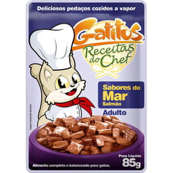 Ração Úmida Gatitus Sabores Do Mar Para Gatos - 85G