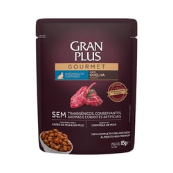 Ração Úmida Gourmet Granplus Para Gatos Castrados Sabor Ovelha 85G - 1 Unidade