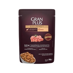 Ração Úmida Granplus Gourmet Frango Para Cães Adultos - 100G - 1 Unidade