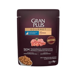 Ração Úmida Granplus Gourmet Para Gatos Castrados Sabor Frango - 85G - 1 Unidade