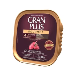 Ração Úmida Granplus Patê Gourmet Sabor Ovelha Para Cães Adultos - 300G