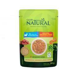 Ração Úmida Guabi Natural Cães Carne, Arroz E Vegetais - 100G
