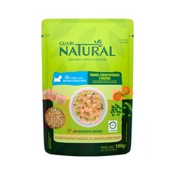 Ração Úmida Guabi Natural Frango E Cereais Para Cães Adultos - 100G