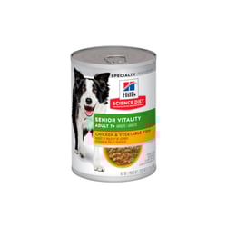 Ração Úmida Hill'S Science Diet Vitalidade Sênior Para Cães Idosos Sabor Frango E Vegetais - 1 Unidade