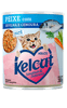 Ração Úmida Kelcat Peixe Com Ervilha E Cenoura Para Gatos - Lata 280G