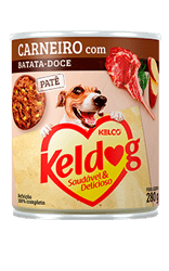Ração Úmida Keldog Patê Carneiro Com Batata Doce Para Cães - 280G