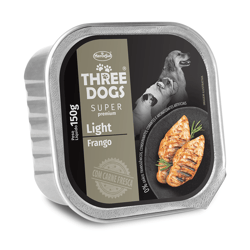 Ração Úmida Light Three Dogs Special Patê 150G - 1 Unidade