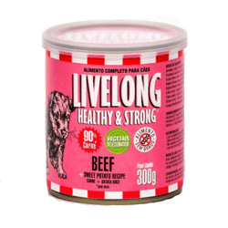 Ração Úmida Livelong Carne 300G Para Cachorros