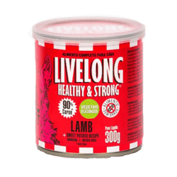 Ração Úmida Livelong Cordeiro 300G Para Cães