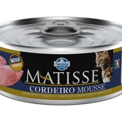 Ração Úmida Matisse Mousse Cordeiro Para Gatos Adultos 85G - 1 Unidade